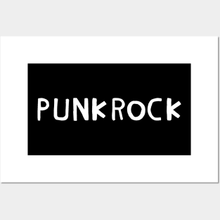 punkrock text Posters and Art